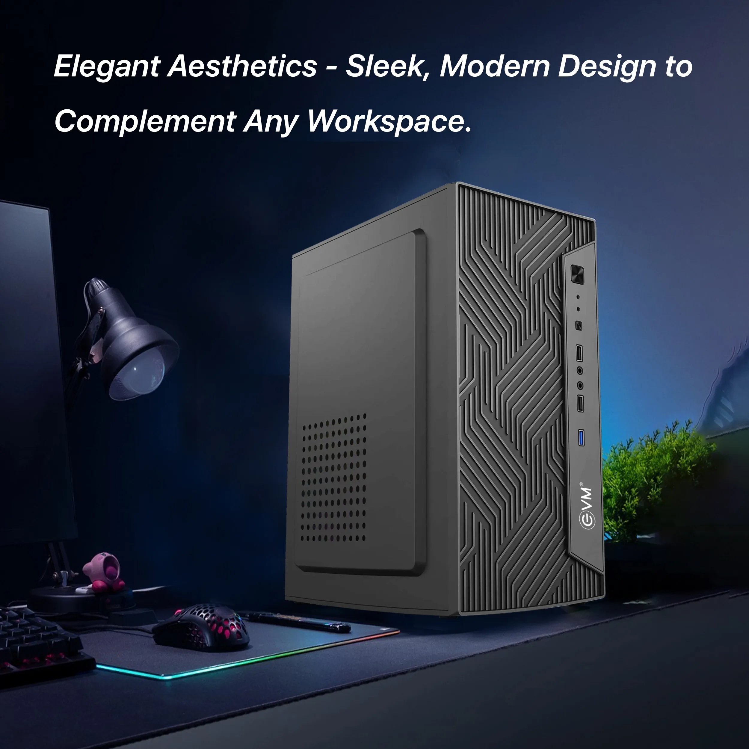 EVM Cabinet With SMPS Enigma Micro ATX 063 view 3